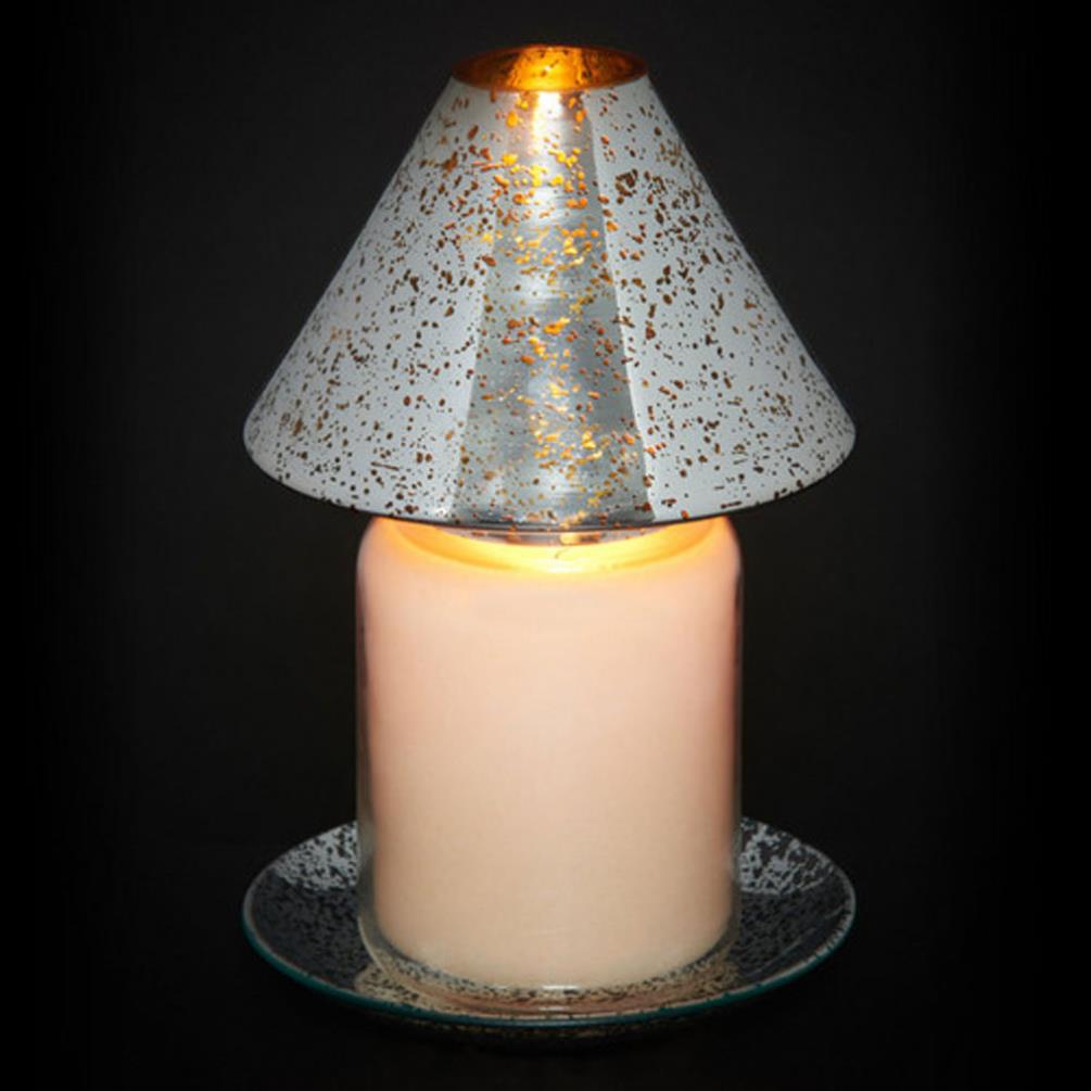 Yankee Candle Shimmer Glow Large Shade & Tray Set Extra Image 2